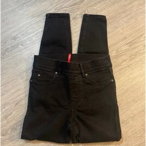SPANX Ankle Skinny Stretch Black Jeans Size S Retail $128